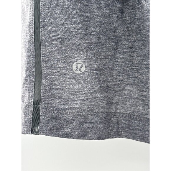 Lululemon Mens Medium Gray Athletic Shorts With Zipper Pockets - Picture 7 of 9